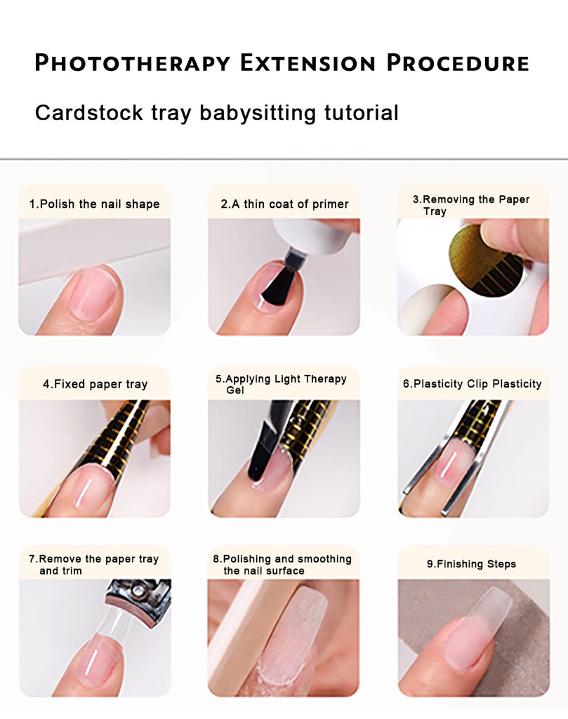Step-by-Step Guide to Nail Extension Using Nail Forms