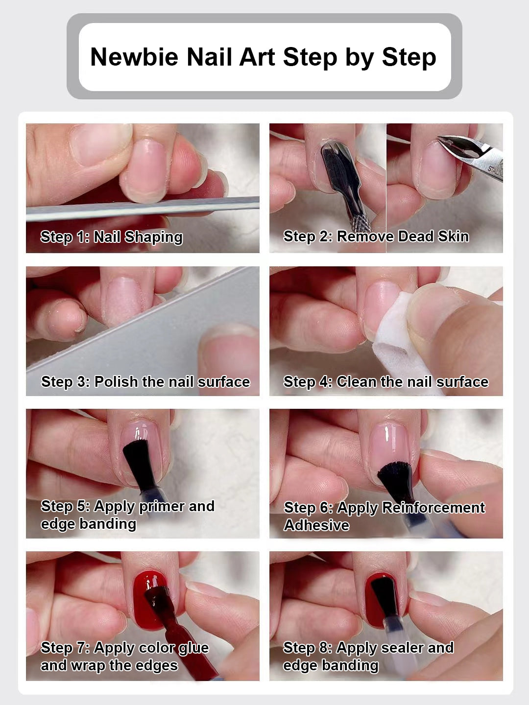 Newbie Nail Art Step by Step