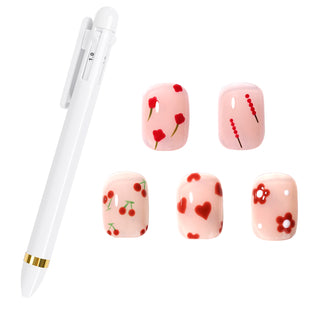 BQAN 4-In-1 Nail Dotting Tool – Multi Size Ball Point Pen for Nail Art Design