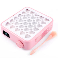 Heart-Shaped Panel Strong Suction 4200RPM Mini Nail Dust Collector