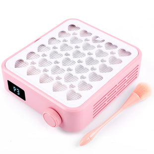 Heart-Shaped Panel Strong Suction 4200RPM Mini Nail Dust Collector