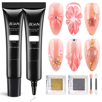 BQAN Nail gel 3D Sculpting Solid Gel Builder 3 in 1 Non For Nail Salon