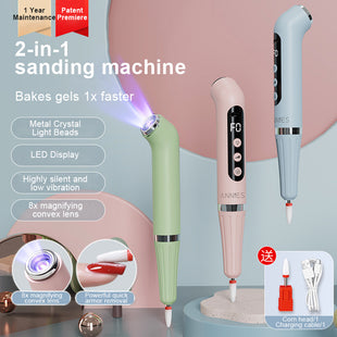 Professional Portable Electric Nail File Buffing Tool Acrylic Gel Nails