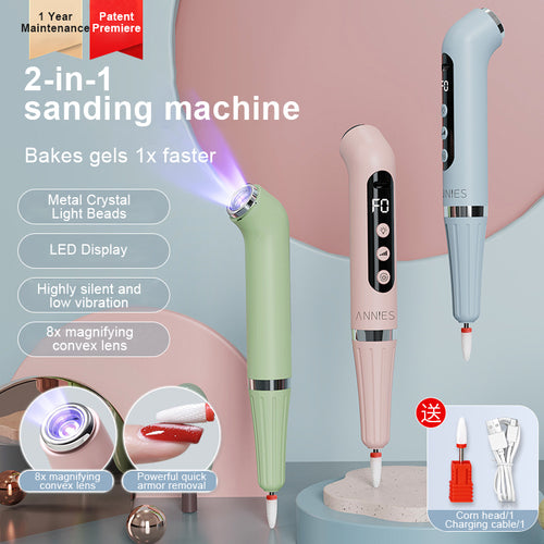 Professional Portable Electric Nail File Buffing Tool Acrylic Gel Nails