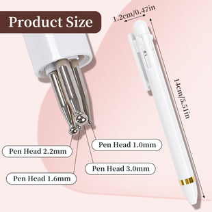 BQAN 4-In-1 Nail Dotting Tool – Multi Size Ball Point Pen for Nail Art Design