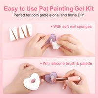 BOAN Ombre Nail Gel Kit – 5 Sheer Nude Pink Colors