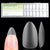 Nail Tip Matte 15 Different Sizes Full Coverage Fake Nail Tips for Nail Extenions