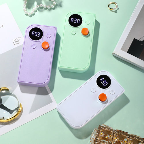 BQAN Nail Art Equipment Rechargeable Nail Drill Machine for Polished Exfoliation with LCD Display Low Noise Nail Drill