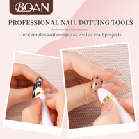BQAN 4-In-1 Nail Dotting Tool – Multi Size Ball Point Pen for Nail Art Design