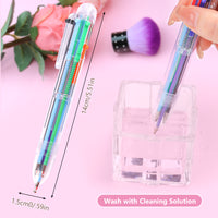 BQAN 6-In-1 Nail Dotting Tool – Multi Size Nail Art Pen for Dots, Flowers & Rhinestones