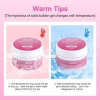 BQAN 3D Nail Builder Gel Set – Clear Sculpting Extension Gel