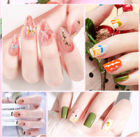 BQAN 6-In-1 Nail Dotting Tool – Multi Size Nail Art Pen for Dots, Flowers & Rhinestones