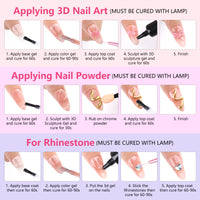 3D Nail Art Sculpture Gel Kit