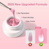 BOAN Ombre Nail Gel Kit – 5 Sheer Nude Pink Colors