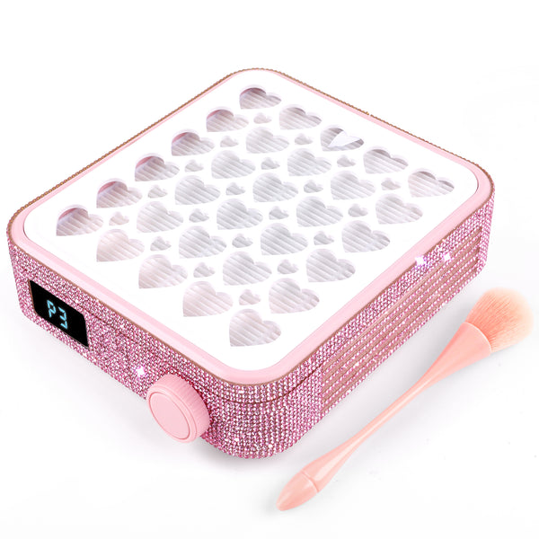 BQAN Nail Dust Collector Portable for Home & Salon - 4200RPM Vacuum with Reusable Filter