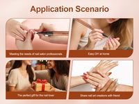 4 Tape Sandalwood Handled Nail Art Brush For Different Nail Beauty Needs