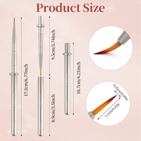 Detachable Metal Nail Art Brush – Universal Nail Art Brush