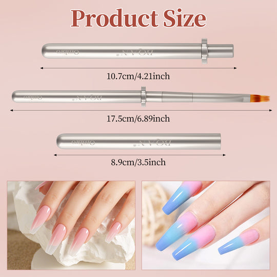Detachable Metal Nail Art Brush – Nail Ombre Brush