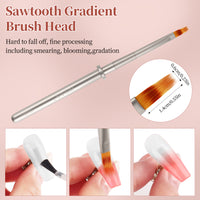 Detachable Metal Nail Art Brush – Nail Ombre Brush