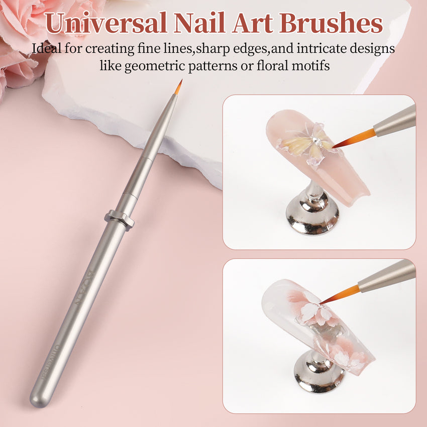 Detachable Metal Nail Art Brush – Universal Nail Art Brush
