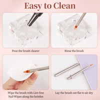 Detachable Metal Nail Art Brush – Nail Ombre Brush