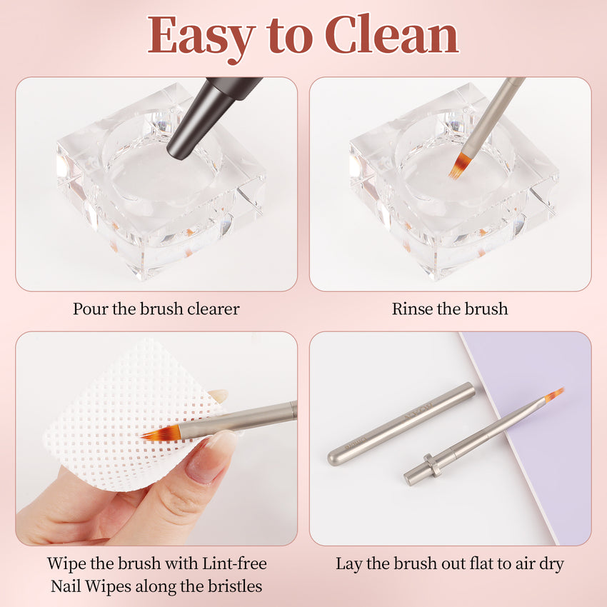 Detachable Metal Nail Art Brush – Nail Ombre Brush