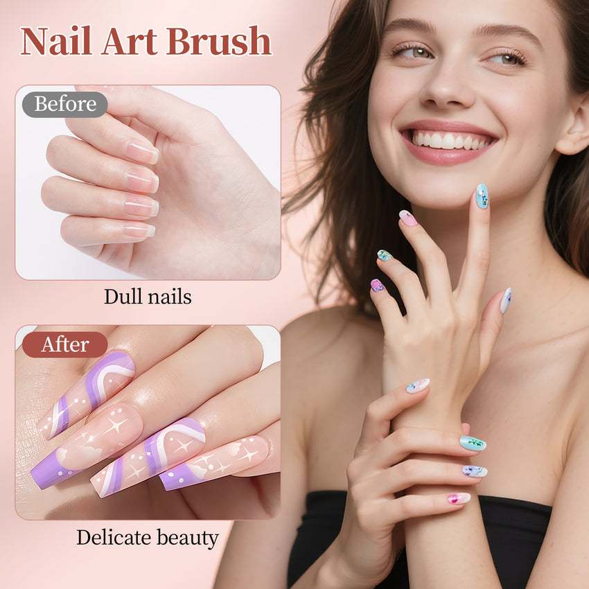 Detachable Metal Nail Art Brush – Universal Nail Art Brush