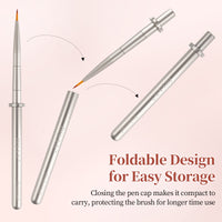 Detachable Metal Nail Art Brush – Universal Nail Art Brush