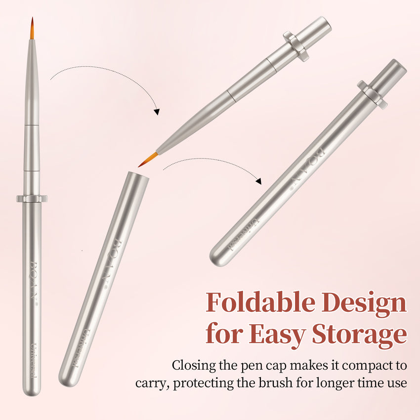 Detachable Metal Nail Art Brush – Universal Nail Art Brush