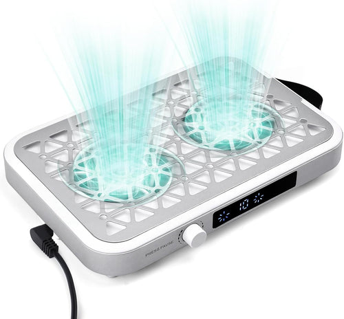 BQAN NEW 48W Nail Dust Collector with 1600PA Suction | 30 Filters Included | for Salon & Home Manicure