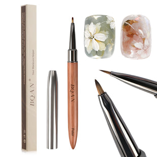 Sandalwood Handled Nail Art Brush Petal Brush