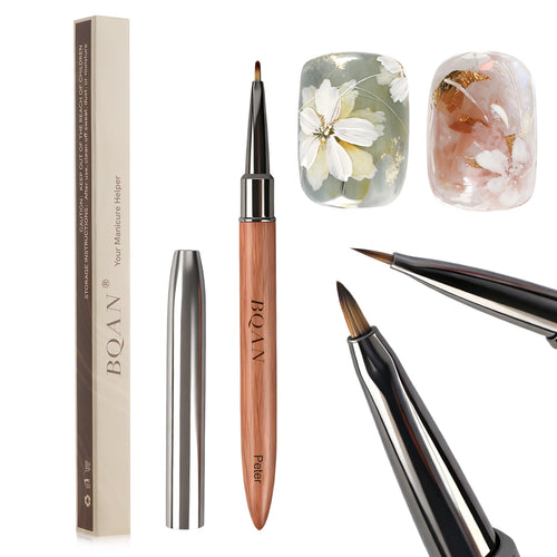 Sandalwood Handled Nail Art Brush Petal Brush