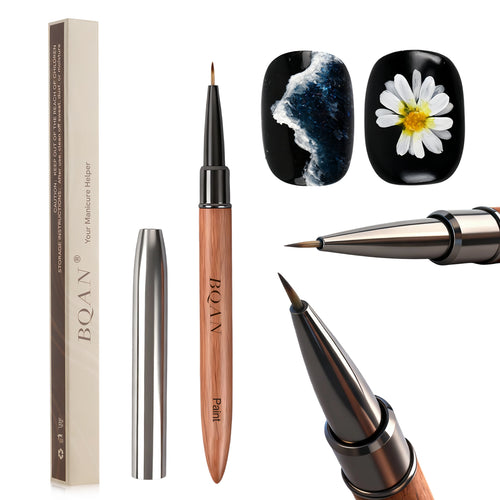 Sandalwood Handled Nail Art Brush Paint Brush