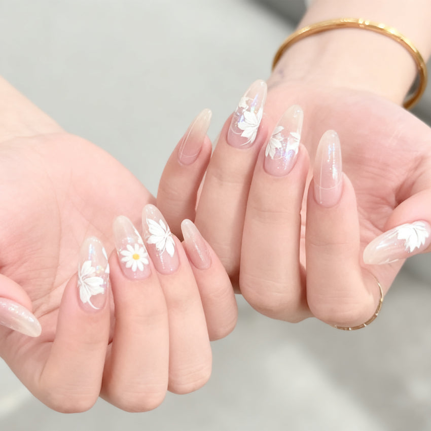 4 Tape Sandalwood Handled Nail Art Brush For Different Nail Beauty Needs