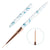 Customized 12 Piece Blue and White Teardrop Gel Nail Brush Set Nail Art Designs