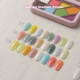 BQAN Desgins Professional Dipping Nail Powder Set for Nails Polish Solid Gradient 8 Colors No.07-12