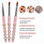 📣New In🔥BQAN OEM Professional Pink Spiral Ball Nylon Germany Nail Brush Near Me High Quality Nail Liner Brush Set
