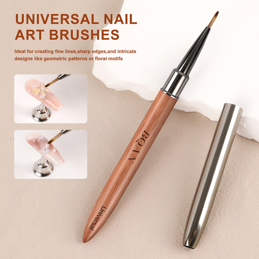Sandalwood Handled Nail Art Brush Universal Brush