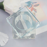 BQAN 2023 New Nail Crystal Clear Wash Cup With Lid Storage Powder Liquid Acrylic Monomer Spill-proof Glass Square Nail Dappen Dish