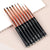 New Design 8 PCS Black Rose Gold Metal Handle Nail Art Brush Set