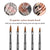 BQAN #4-#12 Professional High Quality Spiral Wooden Ball Nail Acrylic Brush Size 12 Special Design 100% Kolinsky Acrylic Nail Brush For Nails