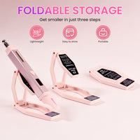 BQAN Pink Nail Lamp Portable, Professional UV LED Nail Dryer With Magnetic Stand, Auto Finger Activated & 60s Fast Cure for Nail Salon Use