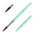 Customized Green Textured Metal Handle Multi-Purpose Nylon and Acrylic Brush for Nails