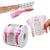 BQAN 300pcs Roll Pink  Guide Tool Thick Nail Extension Form PVC Nail Forms