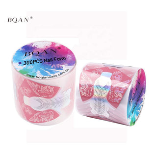 Newest Red Butterfly Skull Nails PVC Holographic Gel/Acrylic Extension Nail Forms