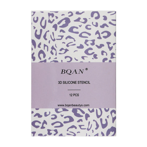 3D Leopard Print Soft Gel Nail Form Silicon Pad Dual Form Nail Tips