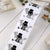 BQAN New Black Floral Design DIY Nail Form Stickers 300pcs Roll Thick Nail Extension Form Produttore PVC Nail Forms