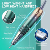 BQAN Electric 35000rpm Rechargeable UV Polish Gel Tips Nail Drill Bit Tool Nail Drill Bit Manicure Pedicure Nail Machine