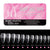 BQAN 400-550Pcs Soft Gel Full Cover Nail Tips 10-11 Sizes Gel Nail Tips Full Cover False Nail Artificial Nails with Case Frosted Coffin Gel Nail Extensions for Nail Salons and DIY Nail Art