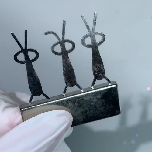 BQAN NEW Cat Eye Magnet with Rabbit Shape Metal Sheet for Nails